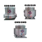 gdb/ gdd aero extractores centrífugos de aluminio para techo y pared