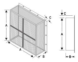 accesorios para ventiladores axiales
